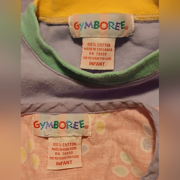 Gymboree Rainbow Tag Girls Infant Set & Hat - Picture 5 of 11